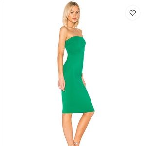 Revolve NBD Lost Paradise Midi Dress Kelly Green